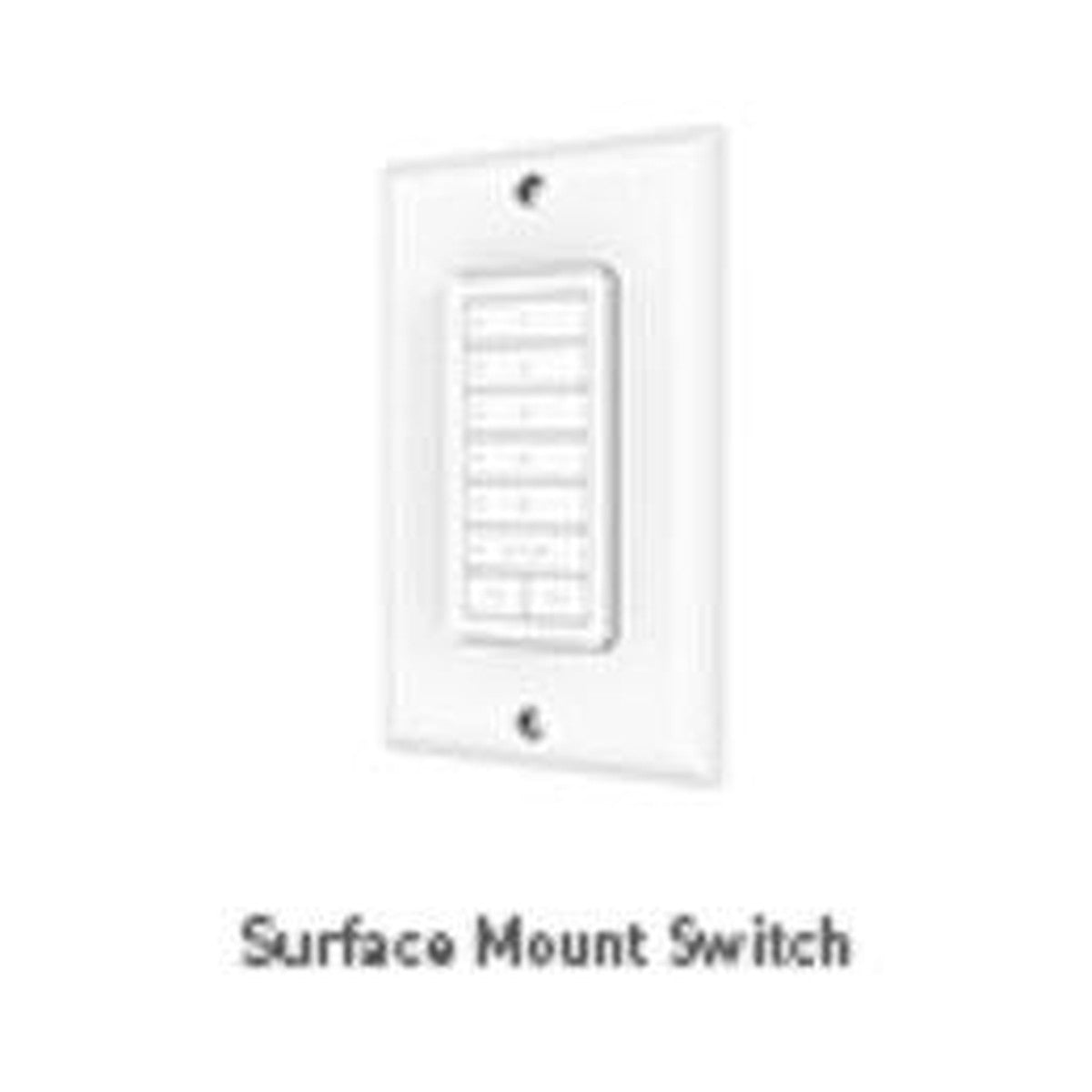 Rollease Surface Mount Switch Remote Control - 5 Channels - Alan Richard Textiles, LTD Rollease Battery Motors & Remote Controls
