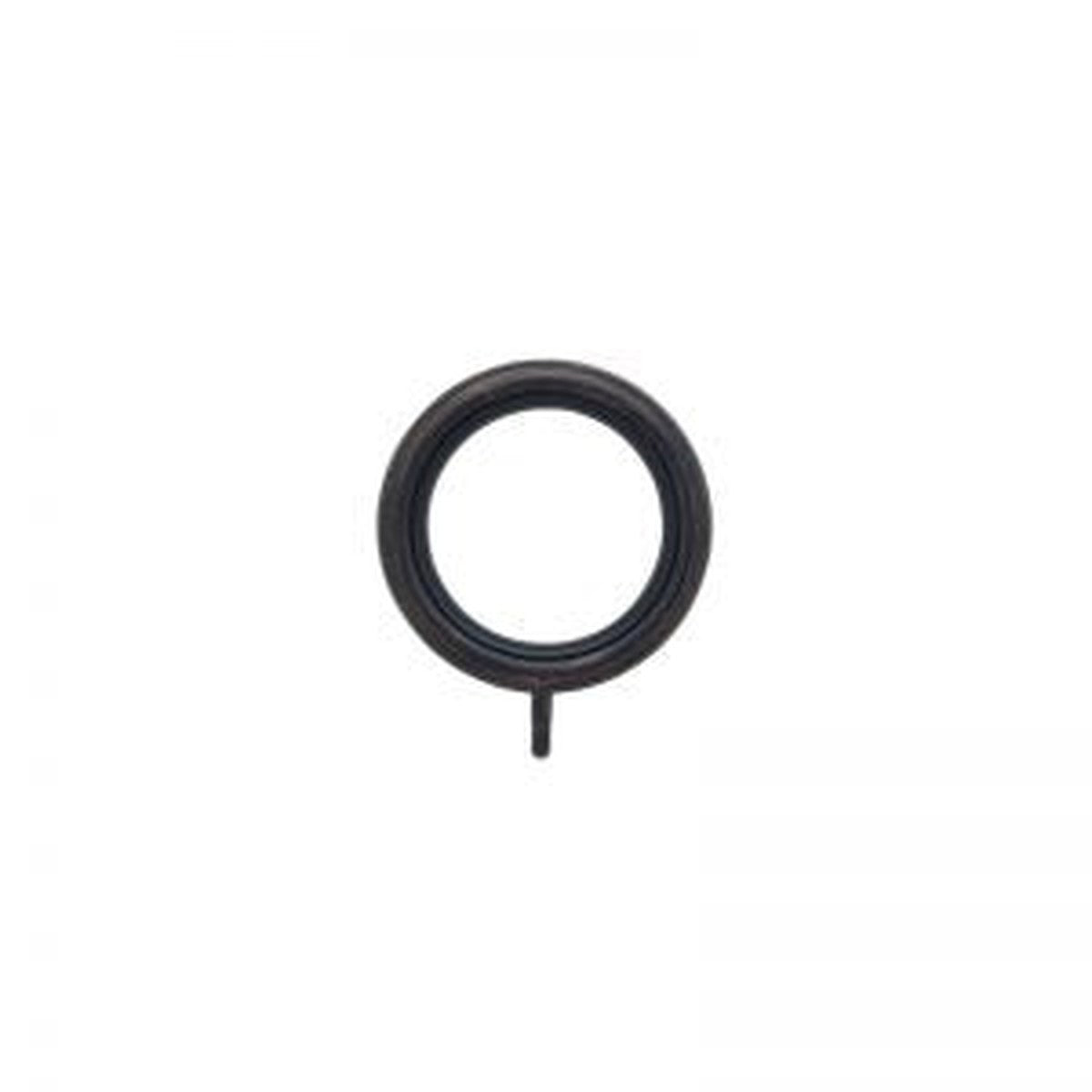 Round Iron Ring With Liner Black Pewter 865 - Alan Richard Textiles, LTD