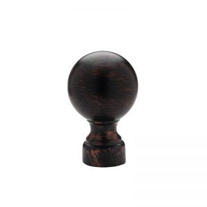 Select - Iron Works Ball Finial - Black Copper - 815 - Alan Richard Textiles, LTD Select Iron Works Finials