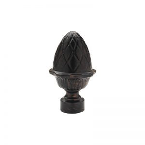 Select - Iron Works Cypress Finial - Black Copper - 815 - Alan Richard Textiles, LTD Select Iron Works Finials