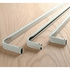 Single Curtain Rod 66" - 120", 2 Supports; 2" Clearance - Kirsch Curtain Rods & Components