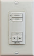 Somfy® DecoFlex WireFree, RTS 2 Wall Switch - Pure - Alan Richard Textiles, LTD