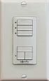 Somfy® DecoFlex WireFree, RTS 3 Wall Switch - Ivory - Alan Richard Textiles, LTD