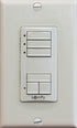 Somfy® DecoFlex WireFree, RTS 3 Wall Switch - Pure - Alan Richard Textiles, LTD