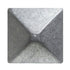 Steel #86 Pyramid Nail 80/BX Head Size: 3/4" Nail Length:5/8" - Alan Richard Textiles, LTD Black Diamond Decorative Nail Collection - Specialty Shapes
