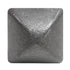 Steel #86 Square Pyramid 80/BX Head Size:3/8" Nail Length:1/2" - Alan Richard Textiles, LTD Black Diamond Decorative Nail Collection - Specialty Shapes