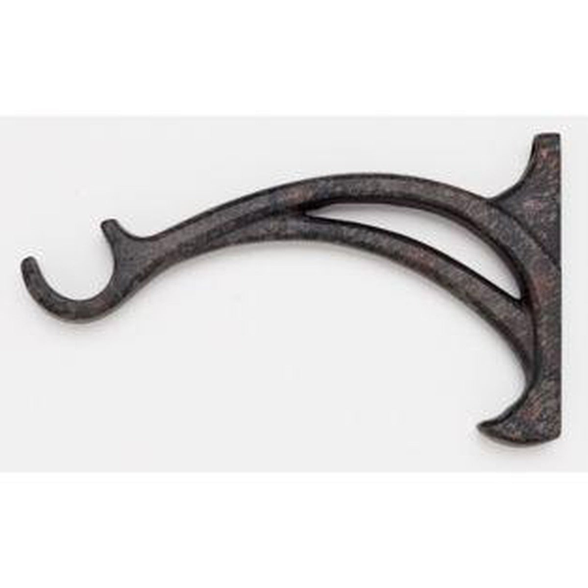 Wrought Iron Bracket 7-1/2" Projection - 802 - Iron Oxide - Alan Richard Textiles, LTD Kirsch Wrought Iron, Kirsch Wrought Iron Brackets