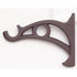 Wrought Iron Double Bracket - 777 - Rust - Kirsch Wrought Iron, Kirsch Wrought Iron Brackets