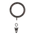 Wrought Iron Eyelet Rings With Clips - 770 - Black - Kirsch Wrought Iron, Kirsch Wrought Iron Rings & Accessories