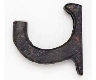 Wrought Iron Holdback Base - 802 - Iron Oxide - Alan Richard Textiles, LTD Kirsch Wrought Iron, Kirsch Wrought Iron Rings & Accessories
