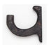 Wrought Iron Holdback Base - 802 - Iron Oxide - Alan Richard Textiles, LTD Kirsch Wrought Iron, Kirsch Wrought Iron Rings & Accessories