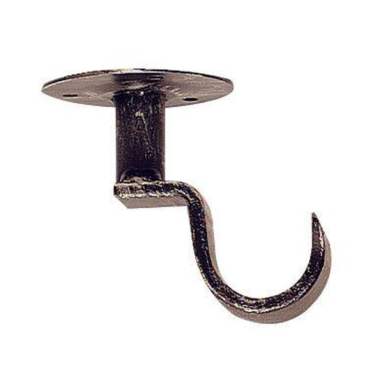 Ceiling Bracket 3/4" B/S - Alan Richard Textiles, LTD Forest Porto 3/4" Vulcano Wrought Iron