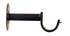 DUKE BRACKET 3/4"BLACK - Alan Richard Textiles, LTD Forest Porto 3/4" Vulcano Wrought Iron