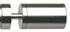 Rollenbild Finial SS - Alan Richard Textiles, LTD Forest Porto 1-3/16" Acero Stainless Steel