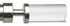 Rollenbild Finial SS/Clear - Alan Richard Textiles, LTD Forest Porto 1-3/16" Acero Stainless Steel